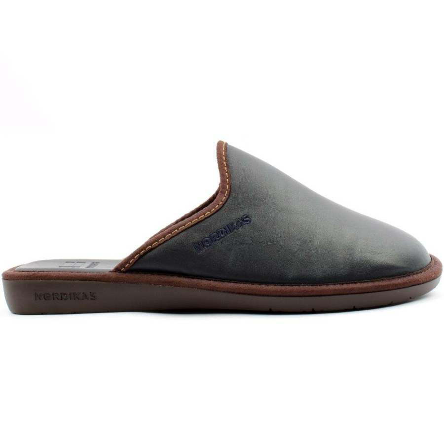 Men Nordika | Mens Slipper 131 - Navy