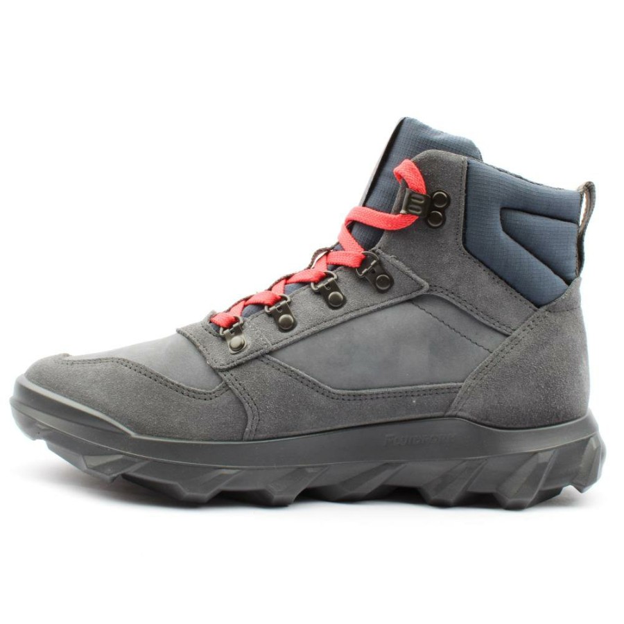 Men ECCO | 820304 Boot - Grey/Navy