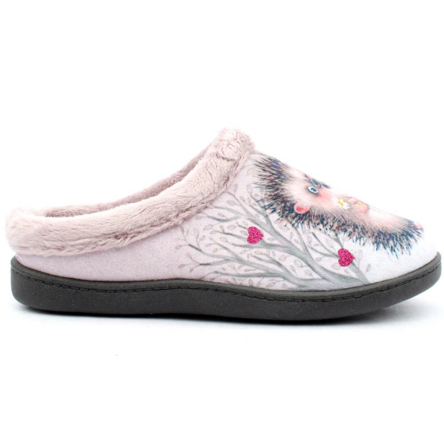 Women Plumaflex | R12213 Slipper Mule - Hedgehog