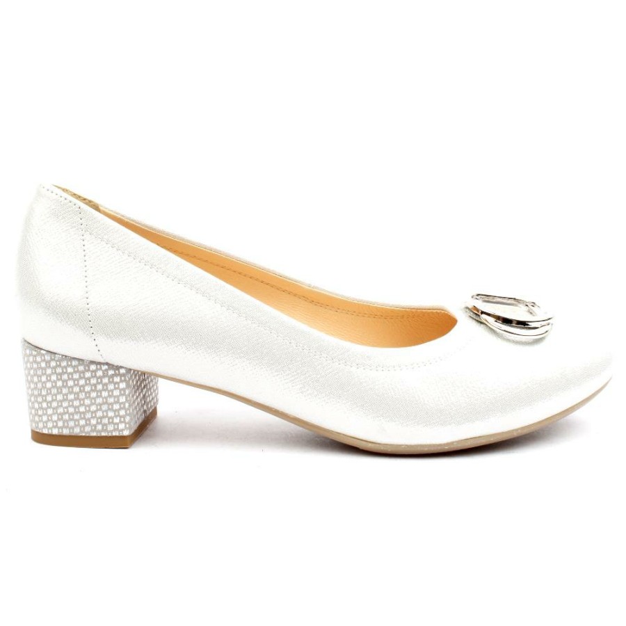 Women Bioeco by Arka | Bioeco 6415 2103 Dress Shoe - Silver