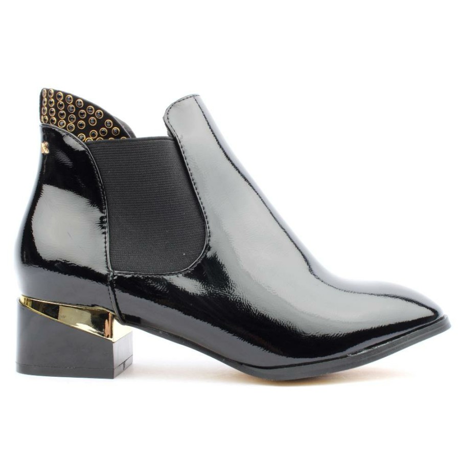 Women Kate Appleby | Acle Ankle Boot - Black Patent