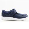 Kids Clarks | Crest Moc K Runner - Blue G