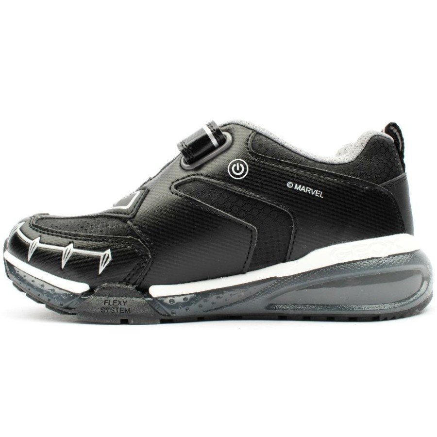 Kids Geox | Bayon Trainer J36Feb - Black Silver