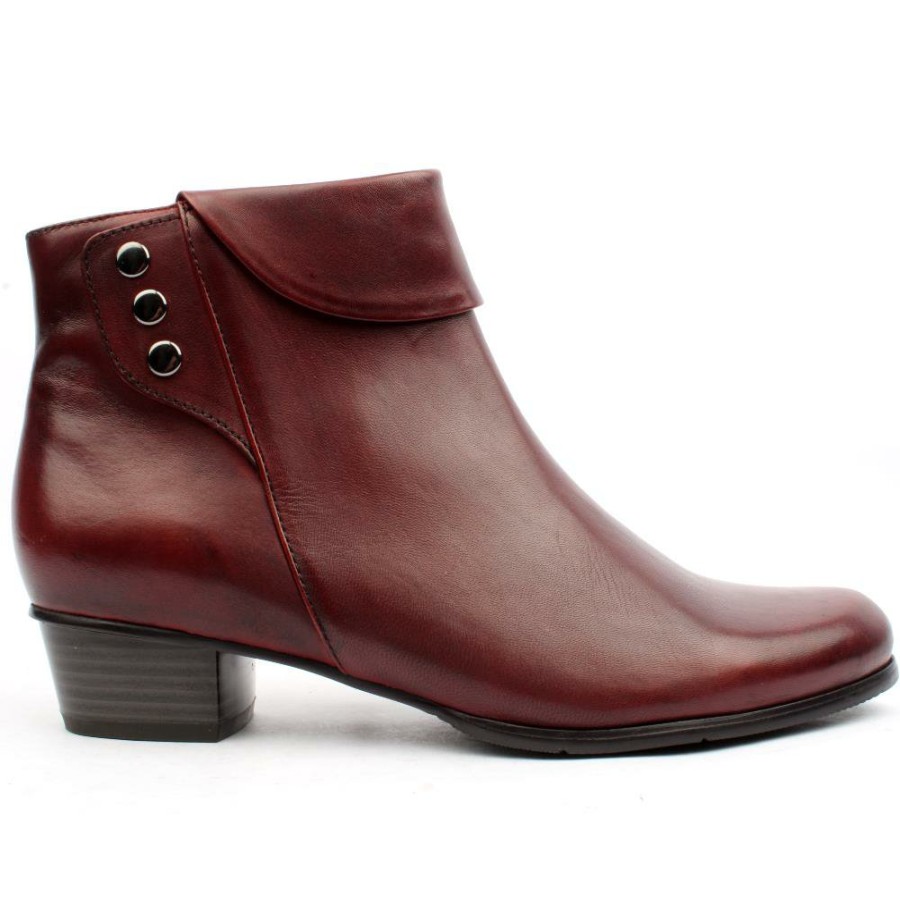 Women Regarde Le Ciel | Stefany 186 Ankle Boot - Burgundy