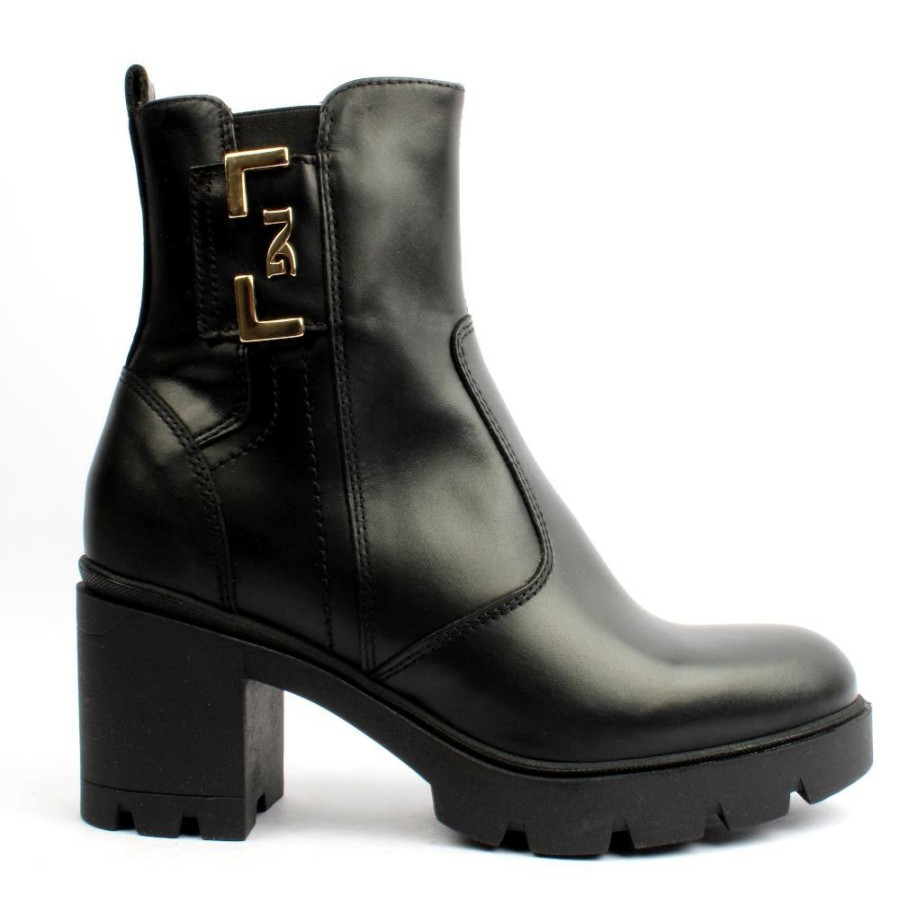 Women NeroGiardini | Nero Giardini I205860 Chunky Boot - Black