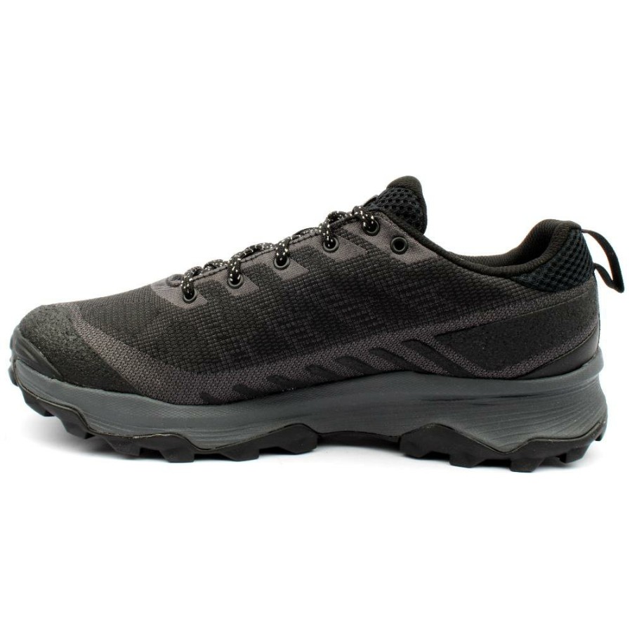 Men Merrell | J036997 Speed Laced Shoe - Black/Grey