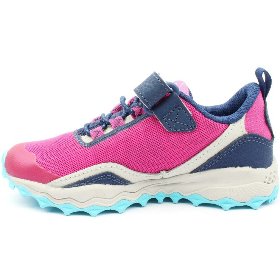 Kids Saucony | Sk166102 Junior Trainer - Navy Pink