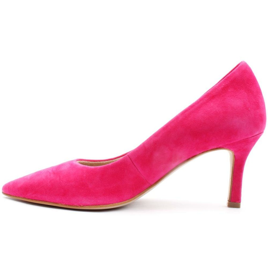 Women Tamaris | 22434 Court Shoe - Pink Suede