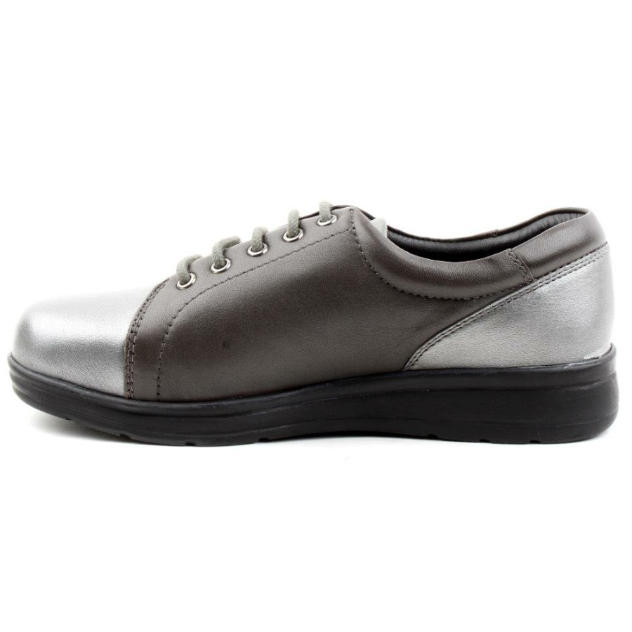 Women DB | 78945 Bracken 2V Laced Shoe - Silver