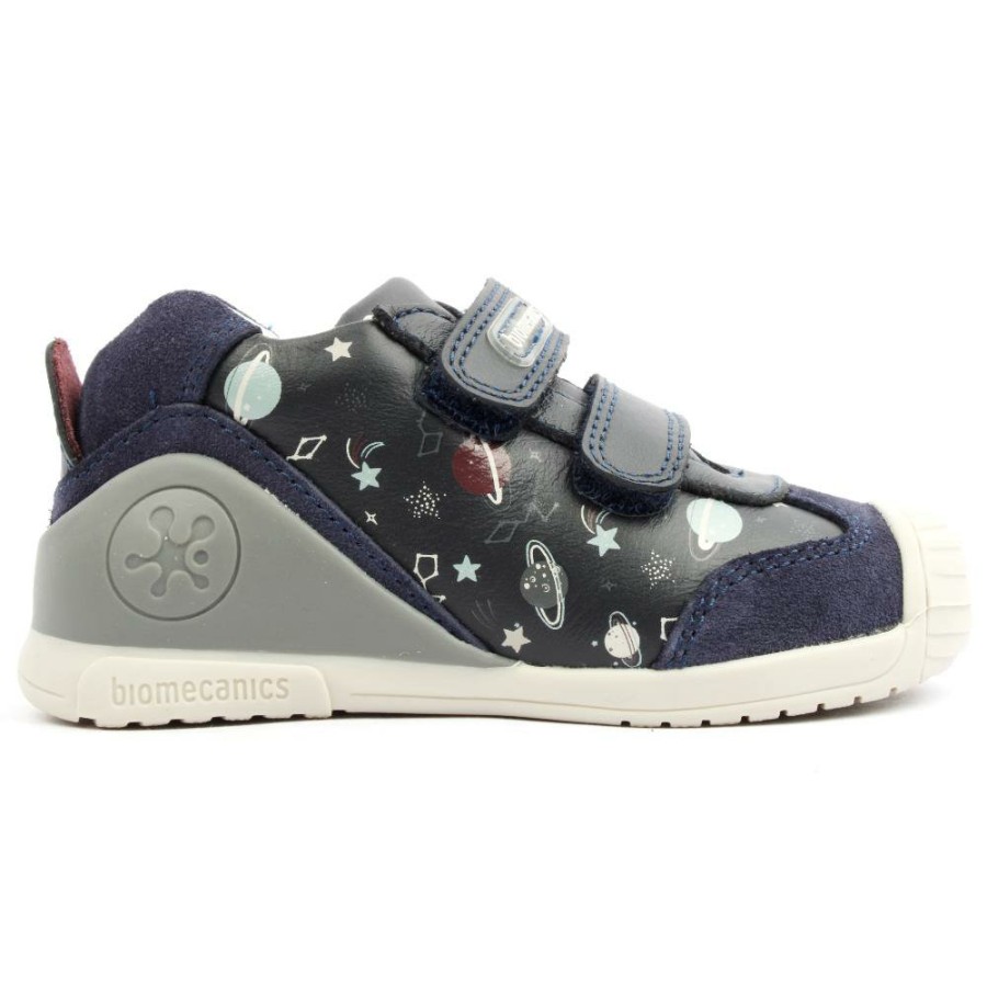 Kids Garvalin | Biomecanics 231129 Velcro Shoe - Navy Multi