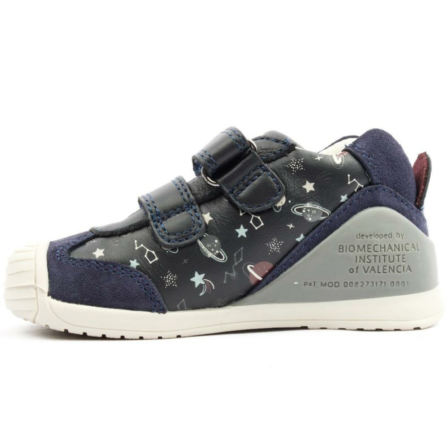 Kids Garvalin | Biomecanics 231129 Velcro Shoe - Navy Multi