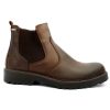 Men IMAC | 450658 Gusset Boot - Dark Brown