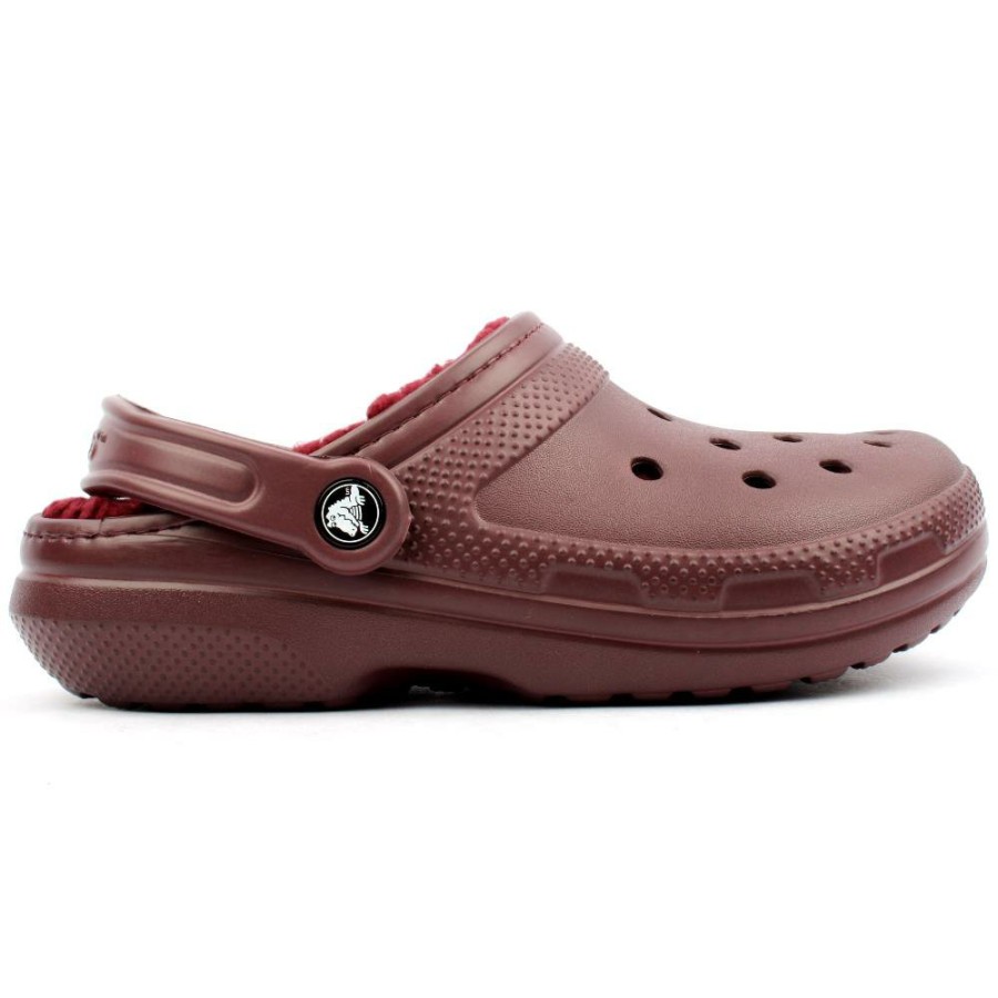 Men|Women Crocs | 203591 Unisex Lined Clog - Cherry