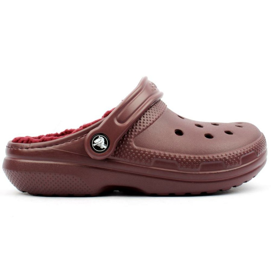 Men|Women Crocs | 203591 Unisex Lined Clog - Cherry