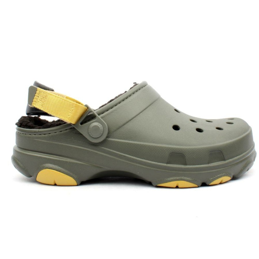 Men Crocs | 207936 All Terrain Clog - Olive