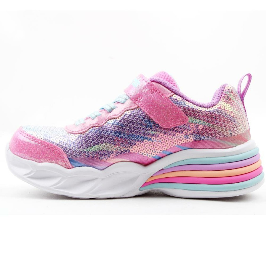 Kids Skechers | 302313L Junior Runner - Pink Multi