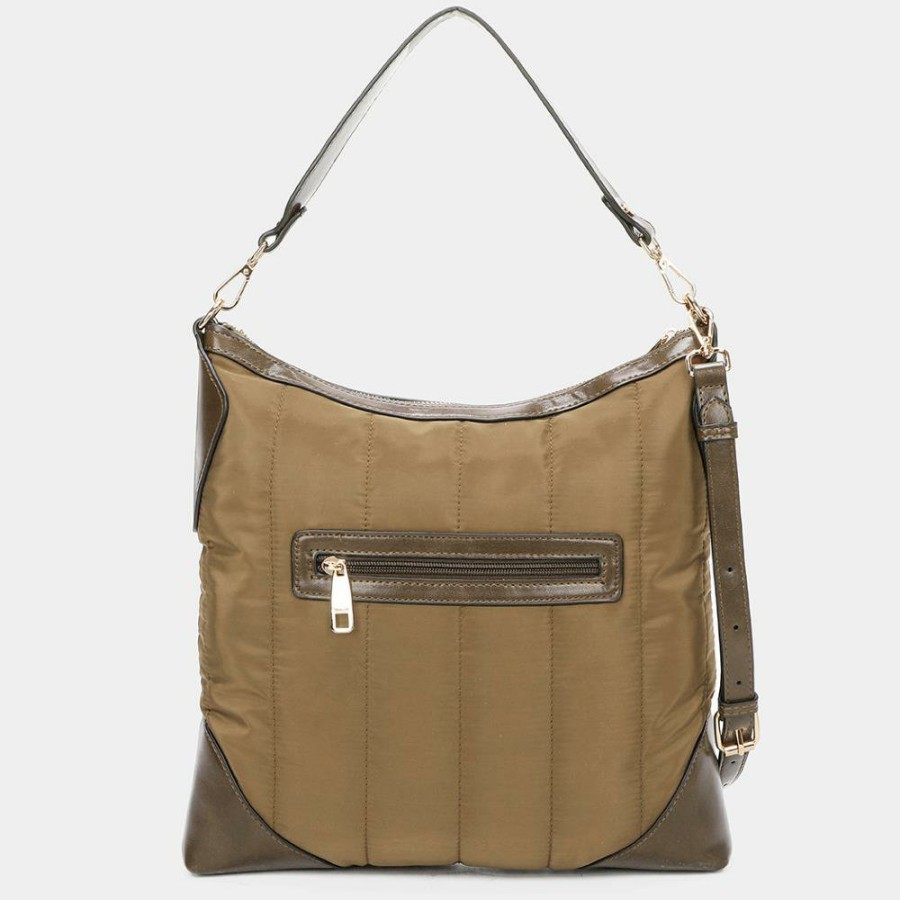 Accessories & Christmas Gift Ideas Binnari Handbags | Binnari 19941 Vittoria Handbag - Taupe