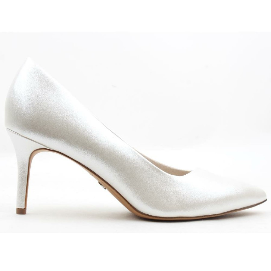 Women Tamaris | 22421 Court Shoe - Pearl