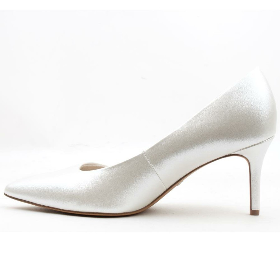 Women Tamaris | 22421 Court Shoe - Pearl