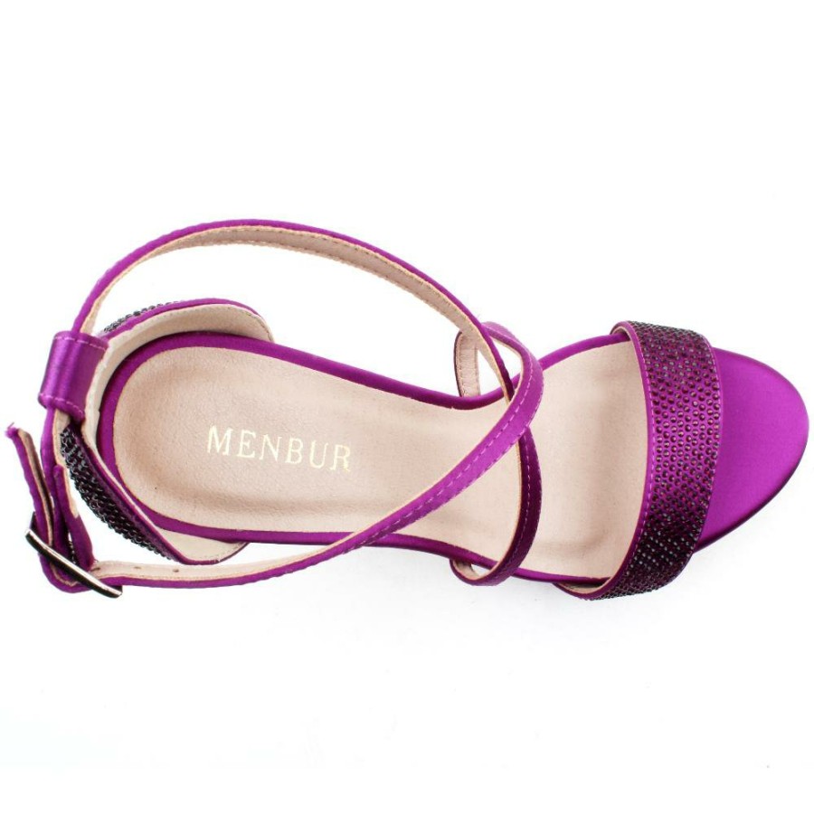 Women Menbur | 23405 Dressy Sandal - Purple