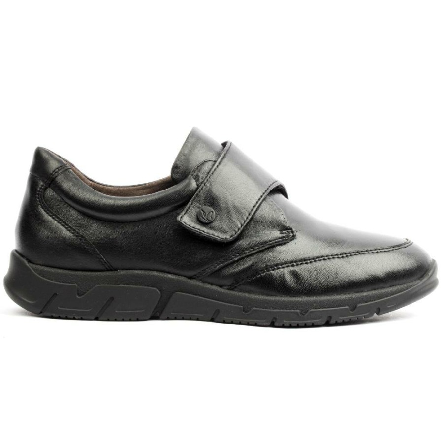 Women Caprice | 24703 Velcro Shoe - Black