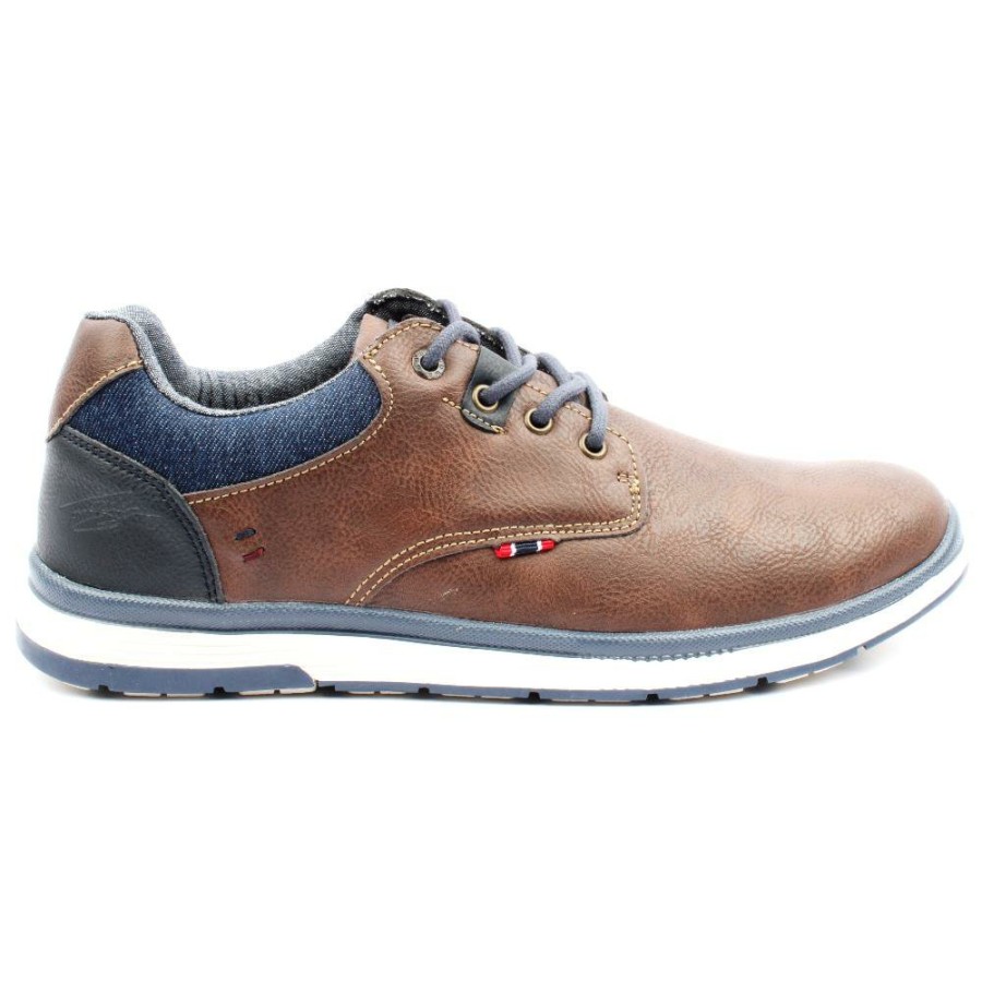 Men Lloyd & Pryce | Lloyd And Pryce Burger Laced Shoe - Dark Brown