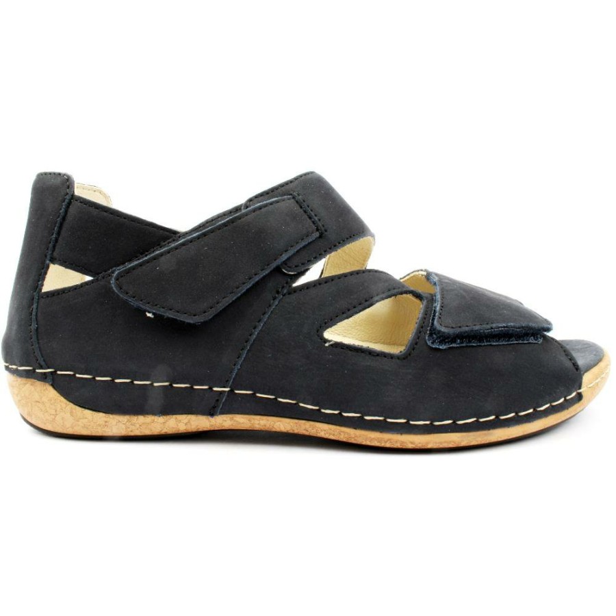 Women Waldlaufer | Closed Sandal 342025 - Navy