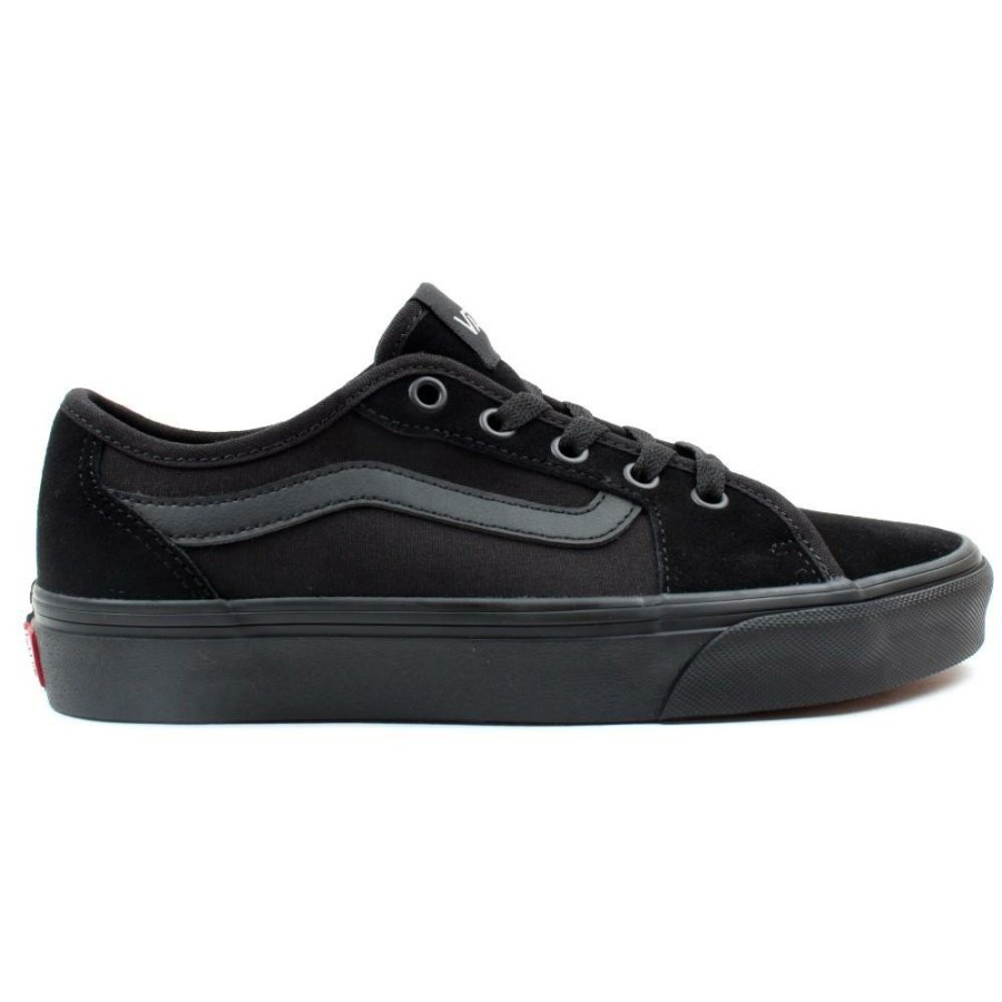 Women Vans | Wmfilmore Decon Laced Shoe - Black Suede