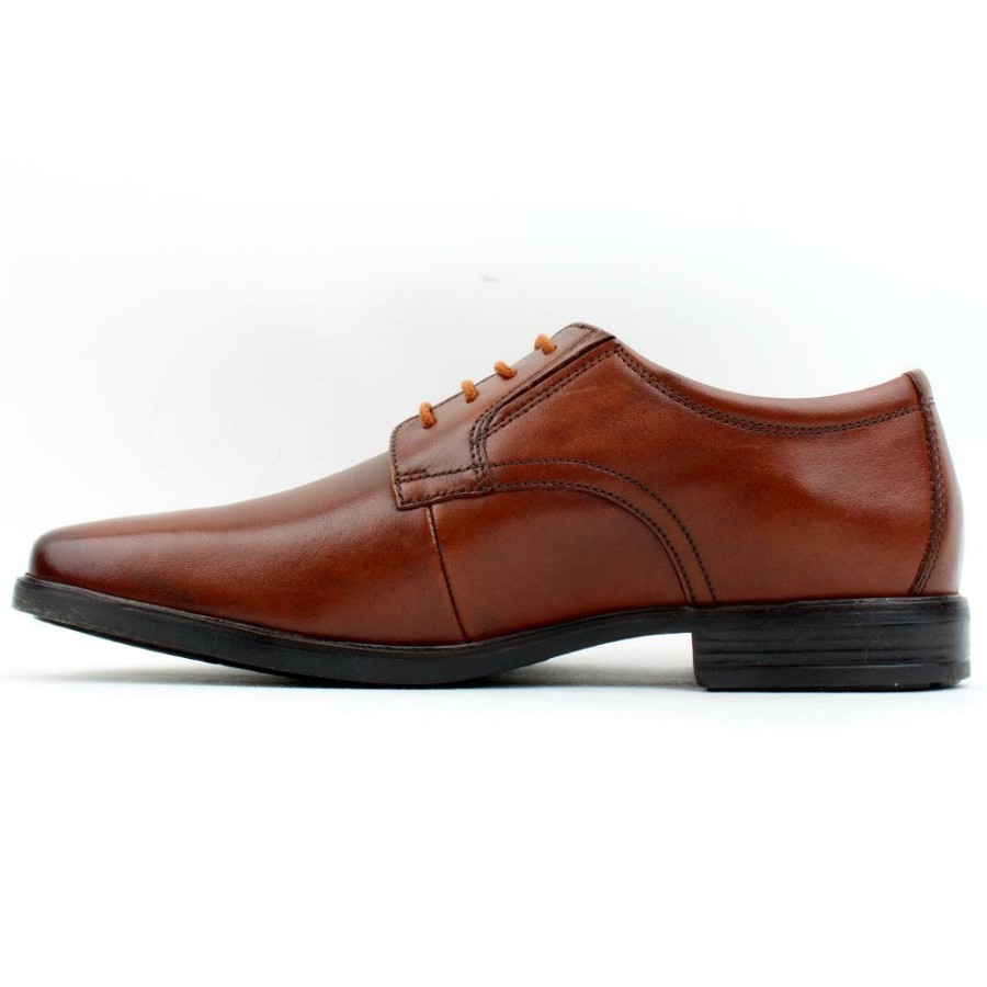 Men Clarks | Howard Walk Laced Shoe - Dark Tan G