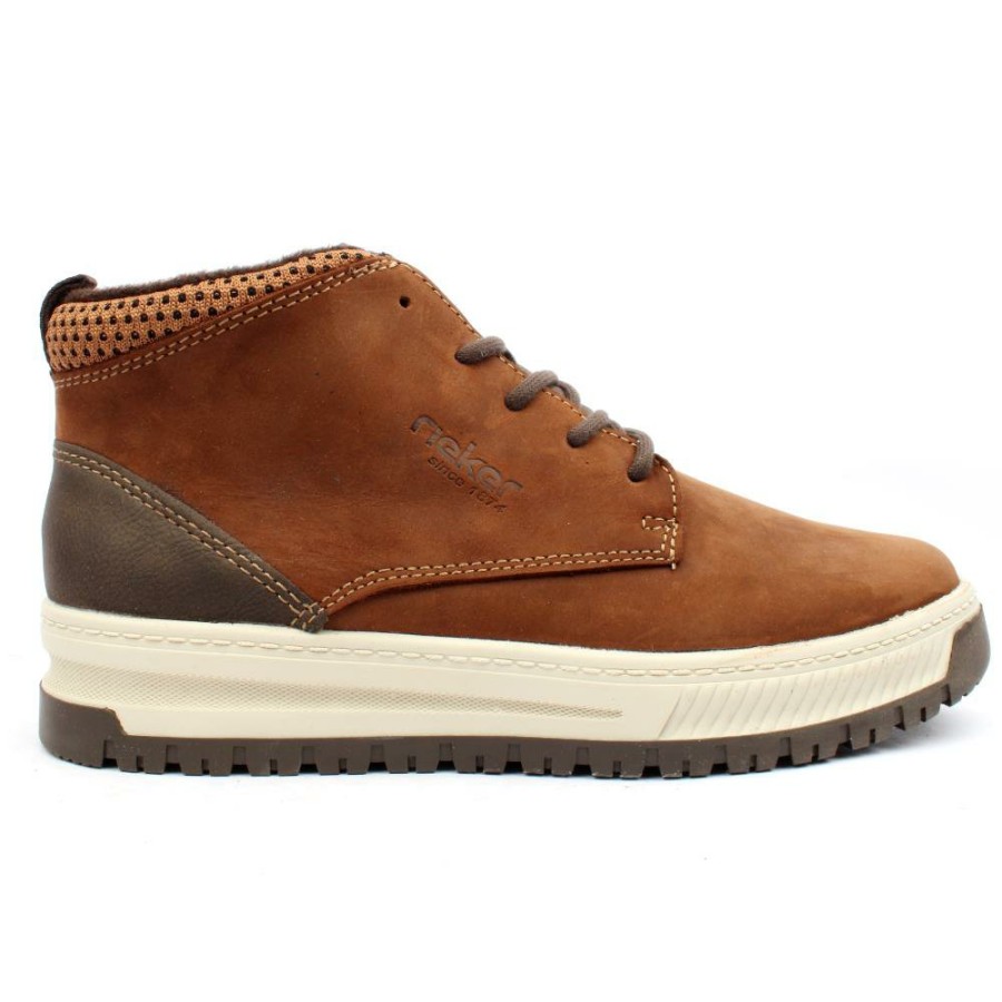 Men Rieker | 38541 Laced Boot - Tan