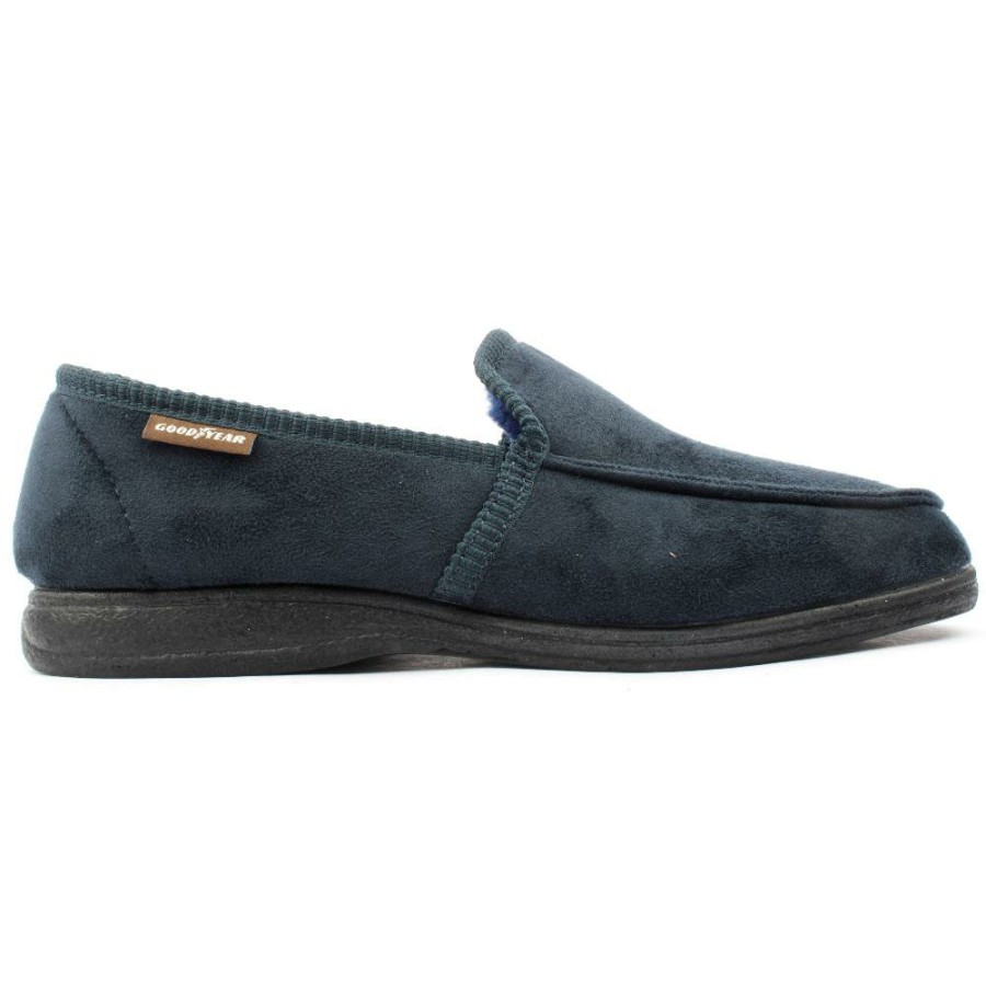 Men Goodyear | Kmg111 Eden Slipper Mens - Navy