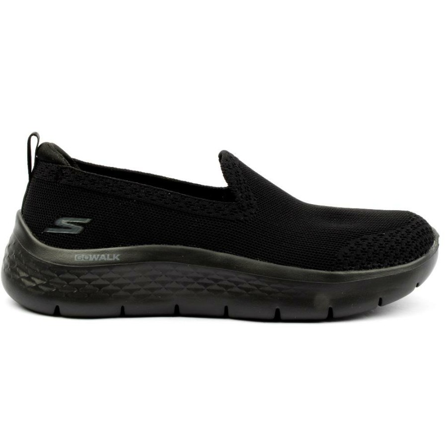 Women Skechers | 124957 Go Walk Flex - Black Black