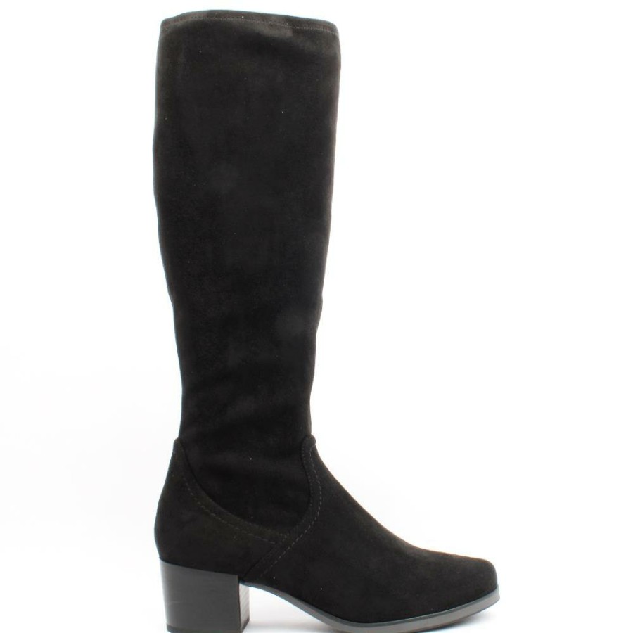 Women Caprice | 25506 Stretch Boot - Black