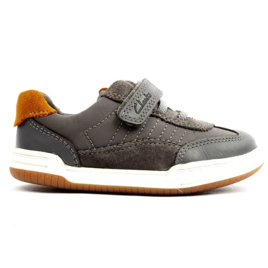 Kids Clarks | Fawn Family K Shoe - Grey G