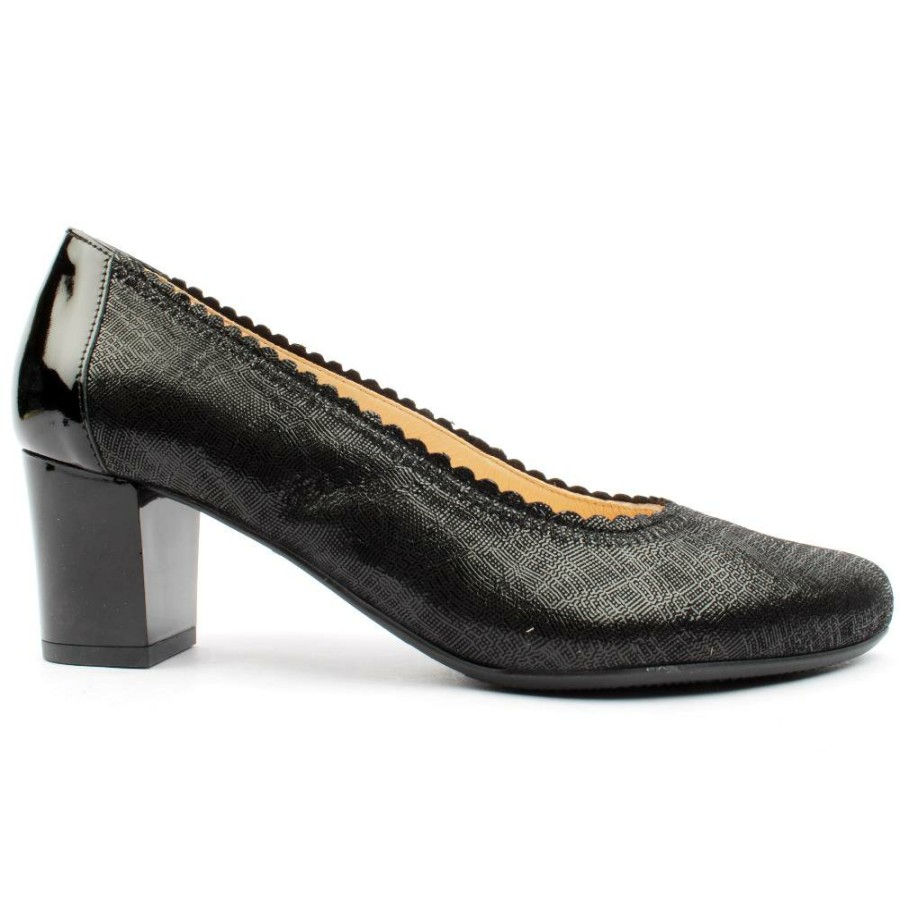 Women Bioeco by Arka | Bioeco 5527 1234 Court Shoe - Black Black