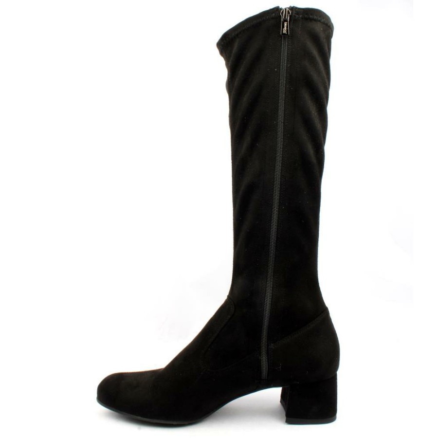 Women Bioeco by Arka | Bioeco 7793 1308 Knee High Boot - Black Suede