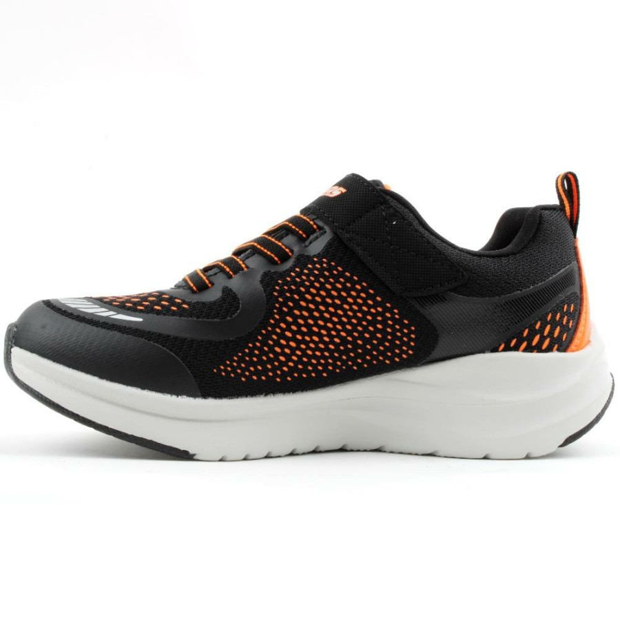 Kids Skechers | 403847L Runners - Black Orange