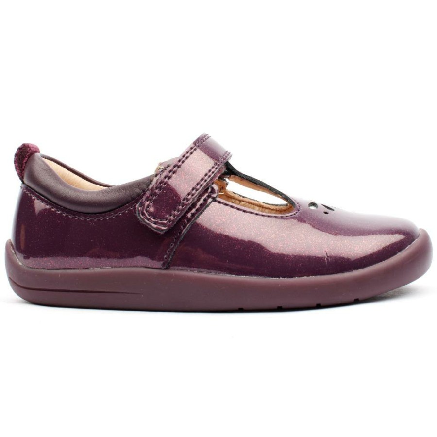 Kids Startrite | Puzzle Tbar Shoe - Burgundy F