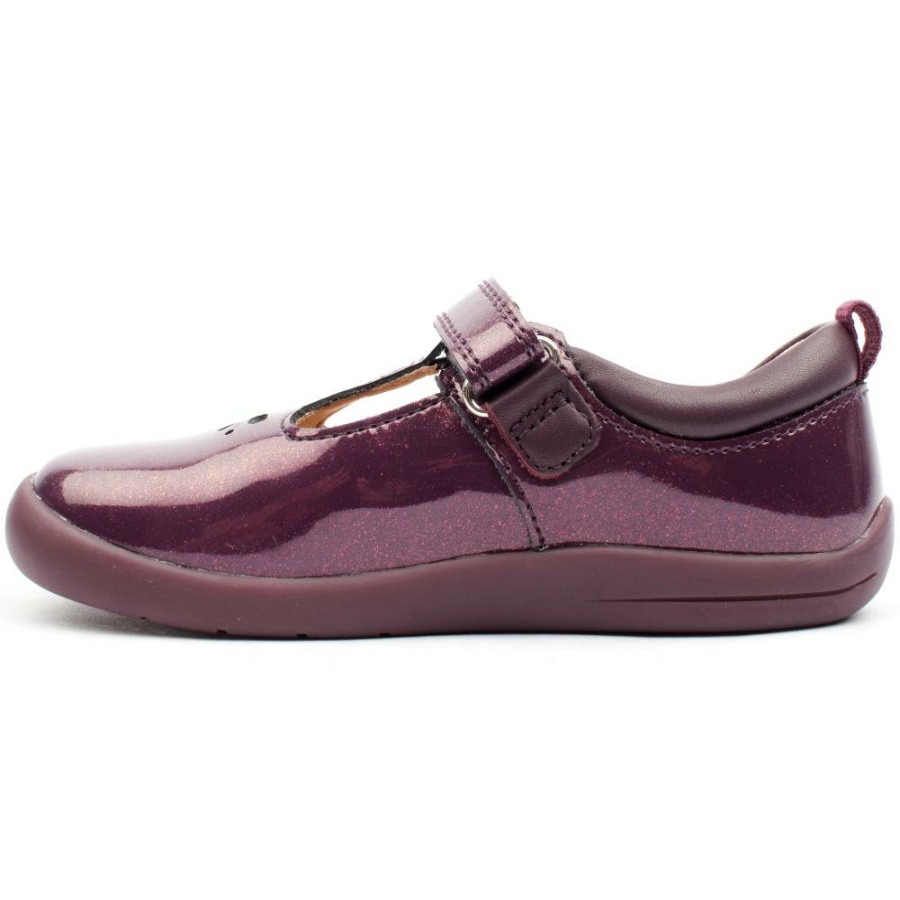 Kids Startrite | Puzzle Tbar Shoe - Burgundy F