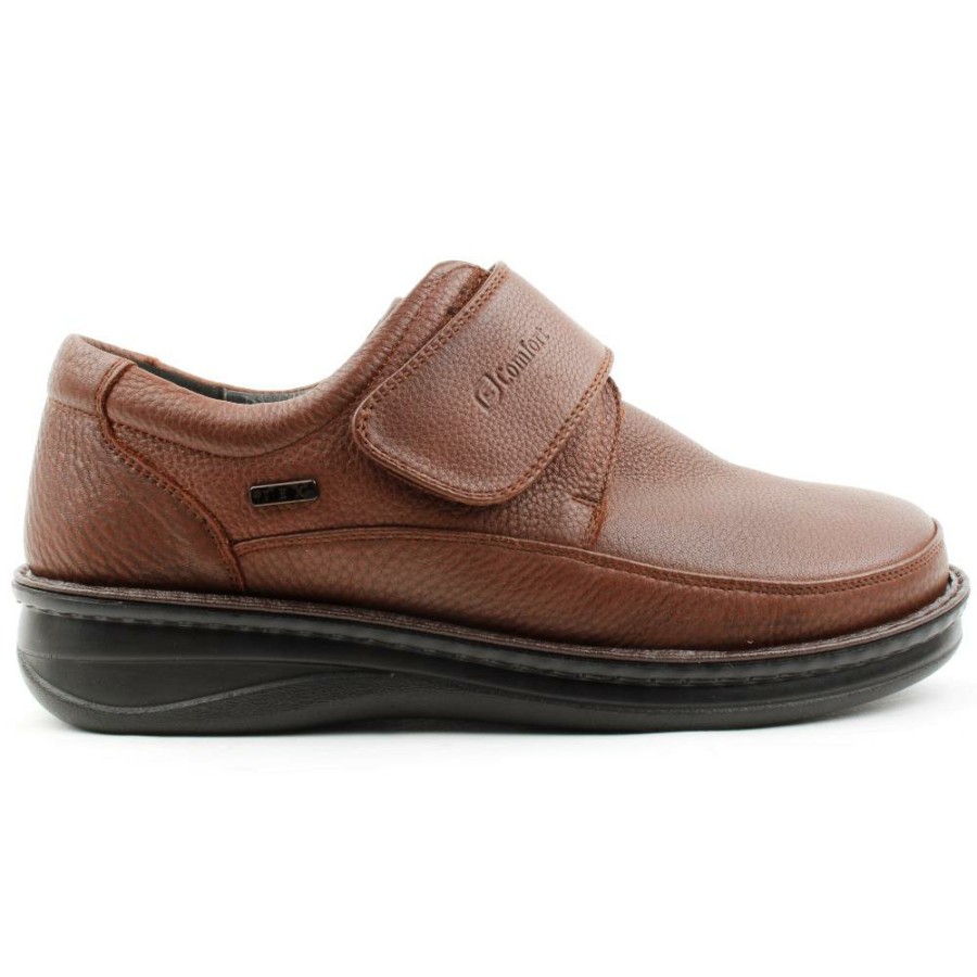 Men G Comfort | P3708 Velcro Shoe - Tan