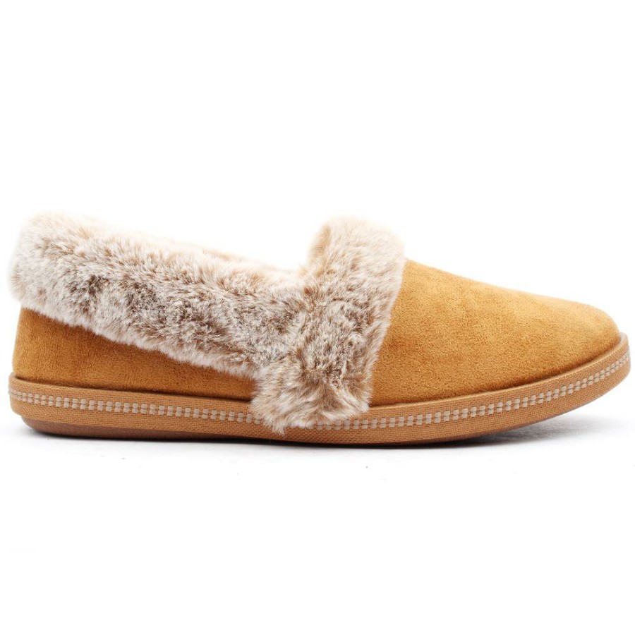 Women Skechers | 32777 Slipper - Chestnut