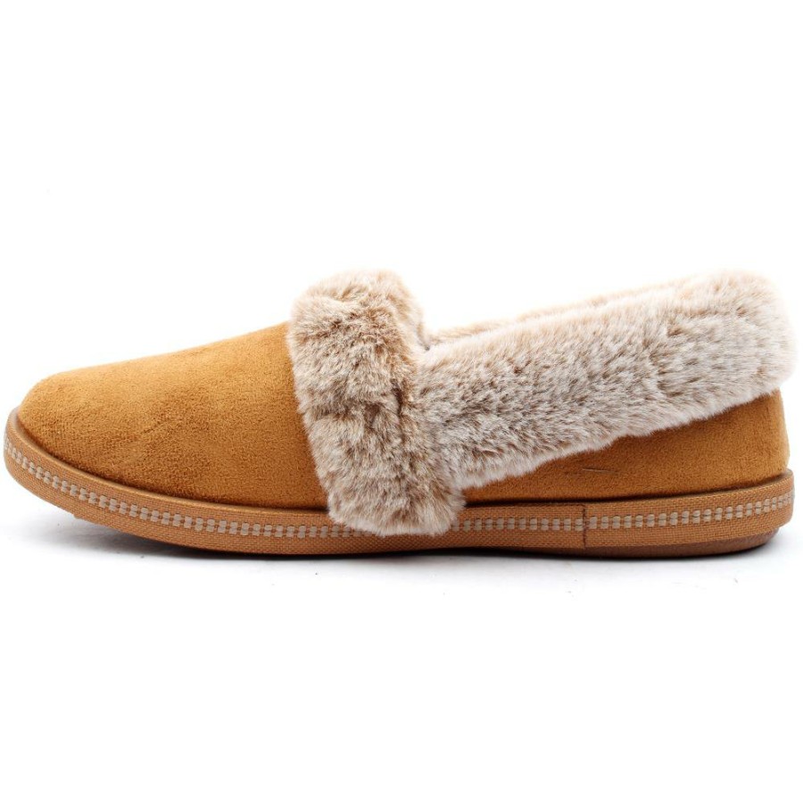 Women Skechers | 32777 Slipper - Chestnut