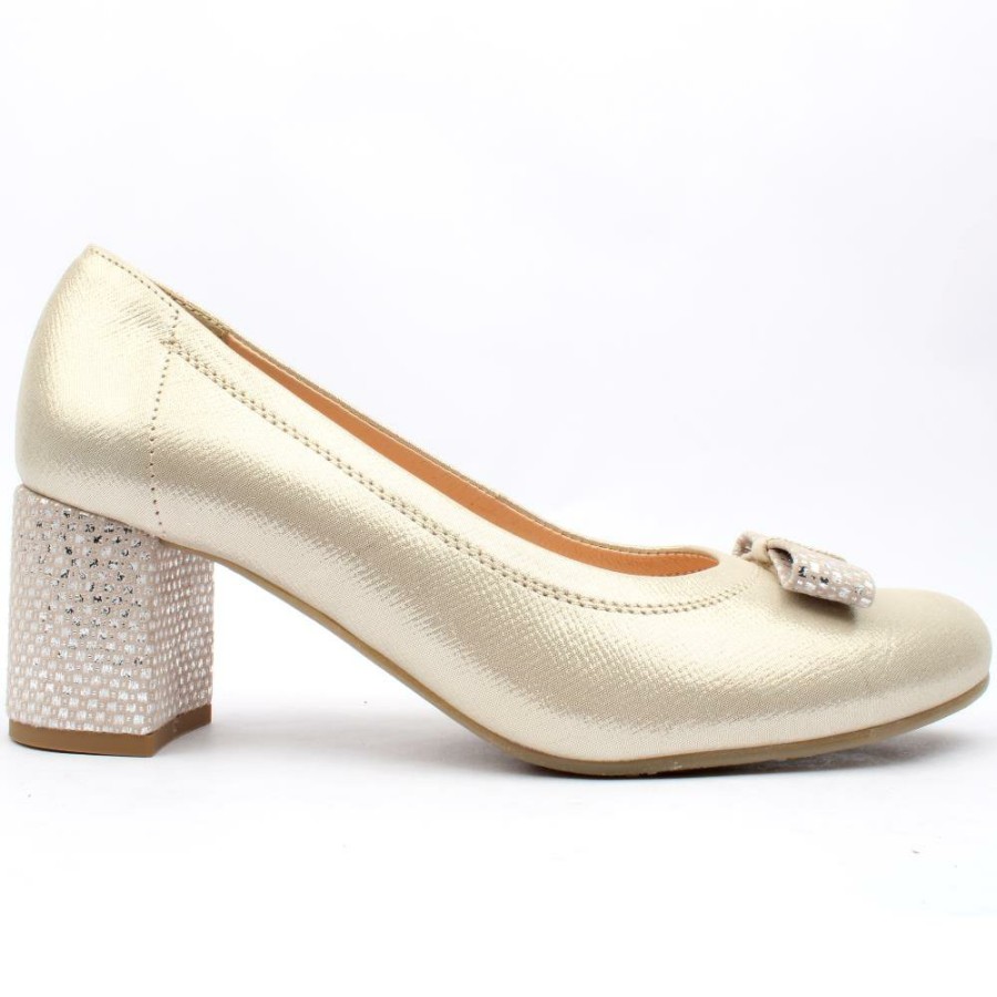 Women Bioeco by Arka | Bioeco 5856 Heeled Shoe - Gold