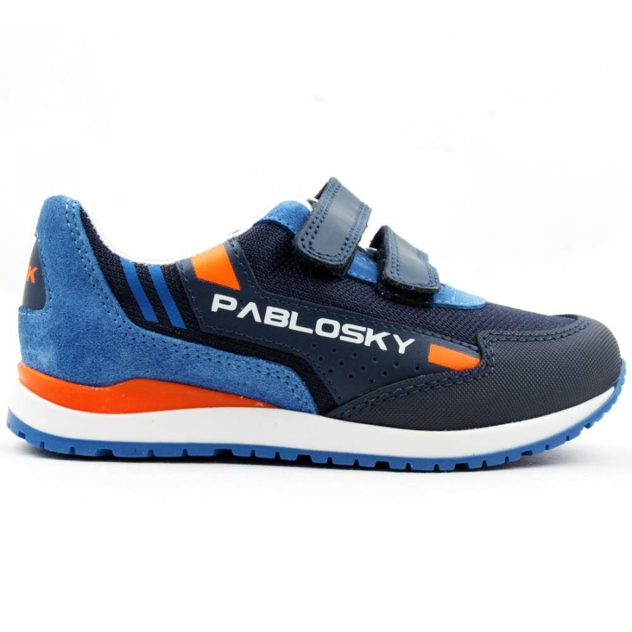 Kids Pablosky | 290820 Velcro Runner - Blue Multi