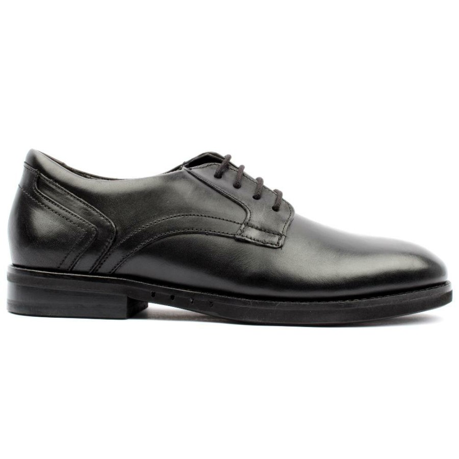 Men Clarks | Mens Unhughlace Shoe - Black G