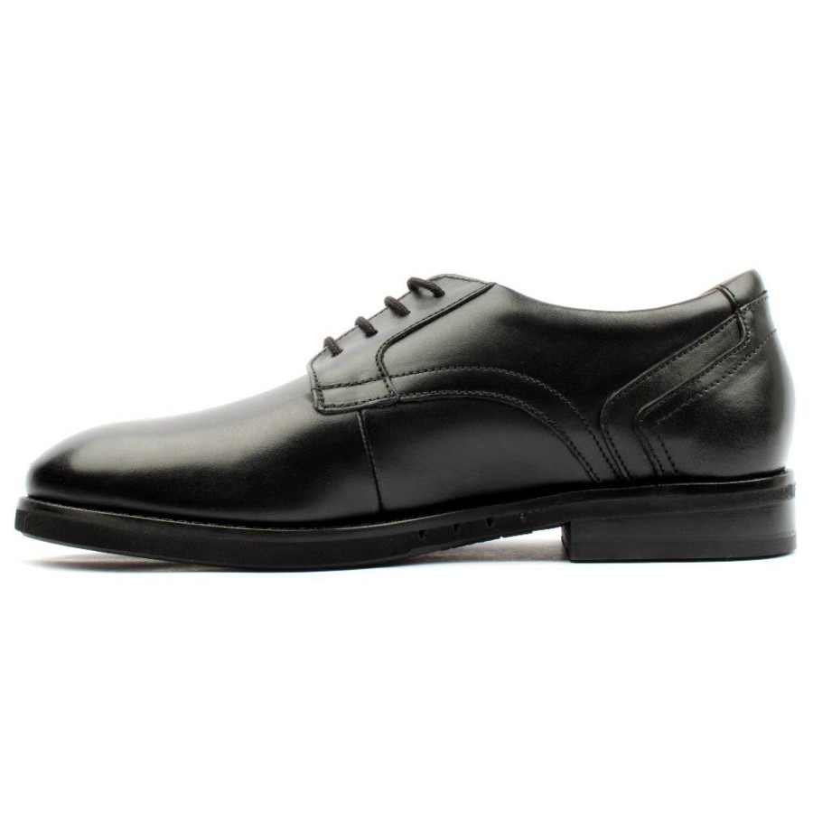 Men Clarks | Mens Unhughlace Shoe - Black G