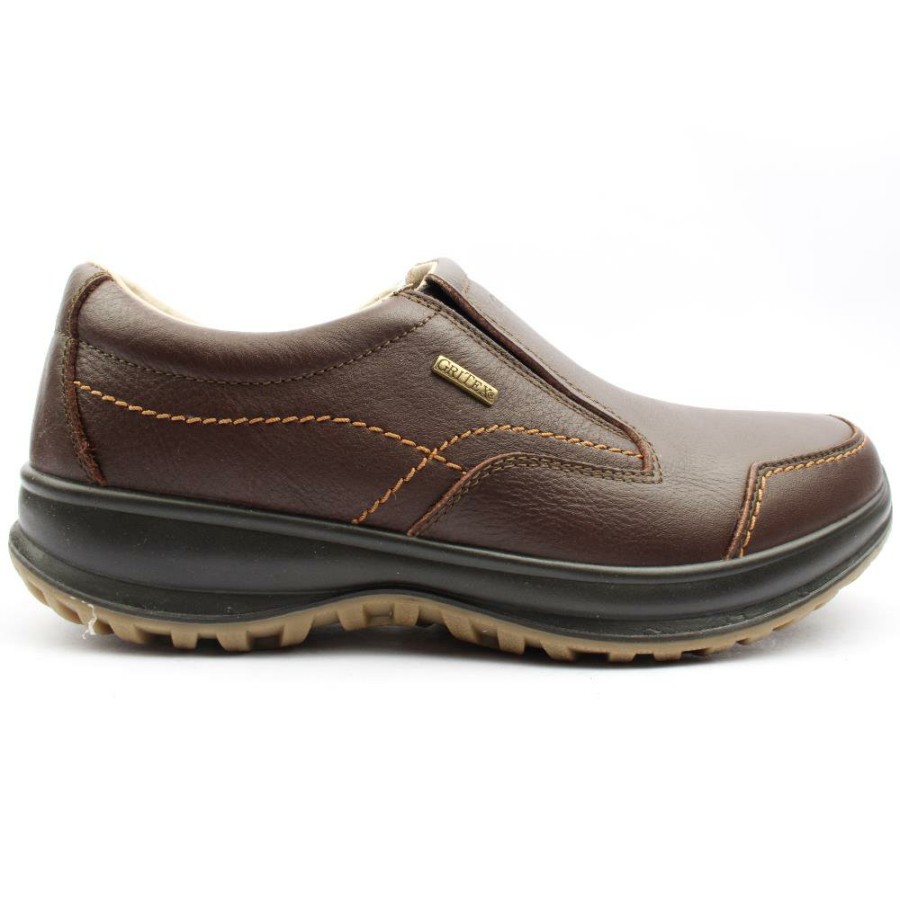 Men Gri Sport | Grisport Melrose Slip On Mens Shoe - Brown