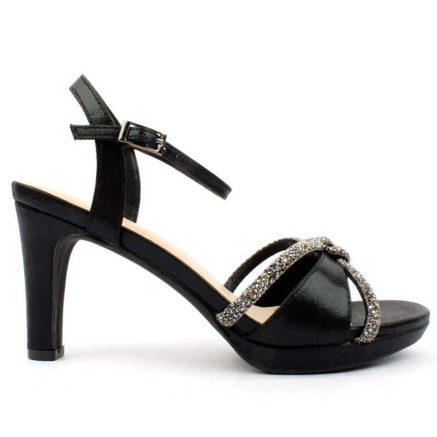 Women Menbur | 24371 Dress Sandal - Black