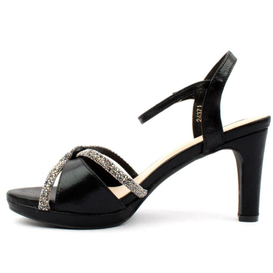 Women Menbur | 24371 Dress Sandal - Black