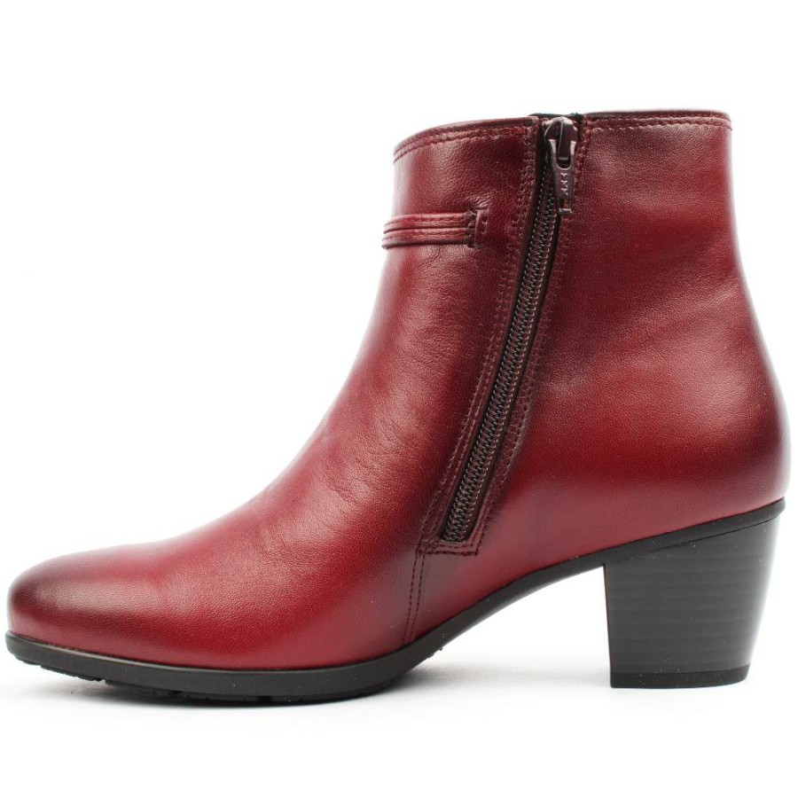 Women Gabor | 35522 Ankle Boot - Burgundy